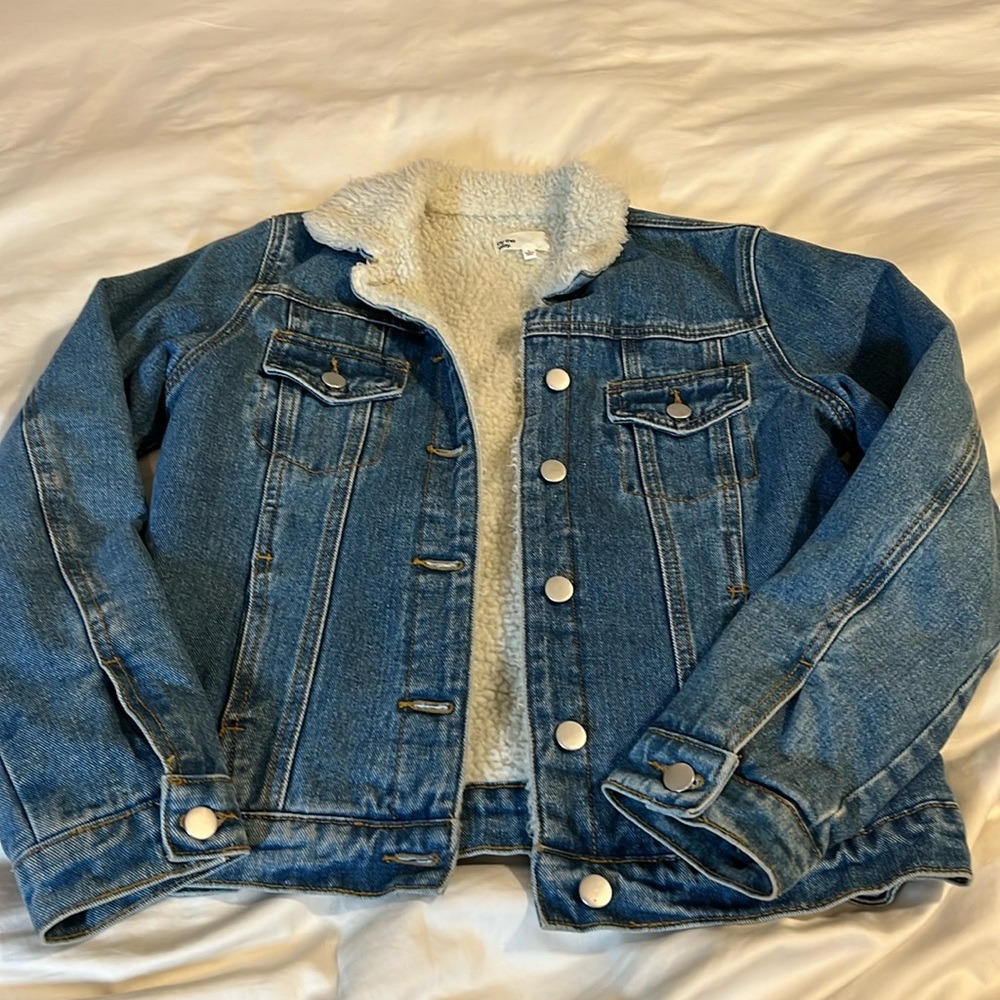 By The Way denim and Sherpa jacket